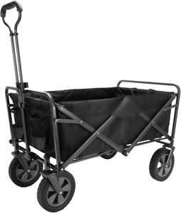 Garden Folding Carry Trolley <strong>Foldable</strong> Utility Heavy Duty Camping <strong>Beach</strong> Cart Collapsible Kids Outdoor Stroller <strong>Wagon</strong> FW80B - Product Image 1