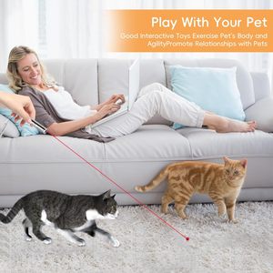 Stylo pointeur laser LED RGB, jouet lumineux pour chat, équipement d'éclairage, lumières indicatrices, rechargeable par USB, IP44, intérieur/extérieur - Product Image 6