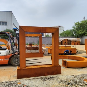 Fuente de Agua Moderna para Decoración de Jardín Exterior, Rectangular Grande, de Acero Inoxidable - Product Image 6