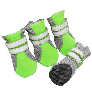 <span class=keywords><strong>4</strong></span> Piezas de Zapatos para Perros Pequeños, Botas para Cachorros, Reflectantes, Antideslizantes, Calcetines para Mascotas, Zapatillas Deportivas, Protector de Patas para Chihuahua Yorkshire - Product Image 2