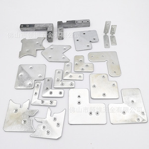Soportes de Esquina de Aluminio Autonomy de 87.5mm de Longitud para Conectores de Herrajes de Puertas y Ventanas de Gabinetes - Product Image 5
