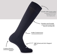 Chaussettes de sport longues de football, softball et baseball, design d'usine, avec logo, pour jeunes et adultes, chaussettes de compression athlétiques personnalisées