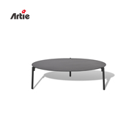 Mobilier d'extérieur moderne, Table basse en aluminium, meubles de Patio, Table de loisirs pour le jardin