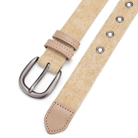 Nouvelle ceinture en cuir véritable pour femme avec boucle automatique à cliquet en métal avec logo personnalisé de Fashion Factory