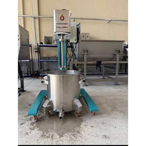 Mélangeur à grande vitesse Kandemir pour liquides, dissolvant, avec vis de levage 300-2000 L, en acier inoxydable AISI 304, équipement de mélange industriel - Product Image 1
