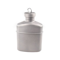 Nouvelle bouteille d'eau potable 1000ml titane cantine/bouteille OEM