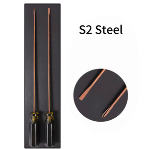 Jeu de tournevis professionnels en acier S2 extra longs, magnétiques, cruciformes et plats, robustes, pour usage industriel, outil manuel - Product Image 2