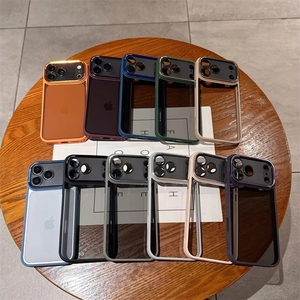 Coque de téléphone électro-plaquée pour iPhone 18, 17, 16, 15 Pro Max avec protection d'objectif d'appareil photo, coque premium pour iPhone 18 Pro - Product Image 2