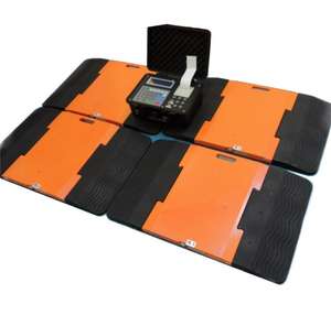 10 톤-200 톤 휴대용 트럭 스케일 차축 하중 스케일 웨이브릿지 액슬 스케일 - Product Image 6