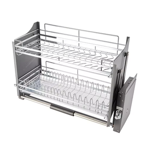 מטבח תליית ארון ארון מדפים ויחידות משיכה הרמת מערכת הרמת זכוכית מטבח זכוכית הרמה מדפה - Product Image 1