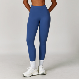 Pantaloni da Fitness Europei e Americani, Senza Maniche, Tinta Unita, ad Asciugatura Rapida, Elasticizzati in Quattro Direzioni, Traspiranti, Leggeri e Aderenti - Product Image 6
