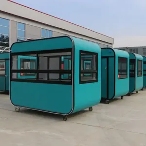 Kiosque à café mobile 2026, poste <span class=keywords><strong>de</strong></span> garde, <span class=keywords><strong>cabine</strong></span> <span class=keywords><strong>de</strong></span> sécurité avec toilettes, bureau, Philippines, États-Unis, stand - Product Image 2