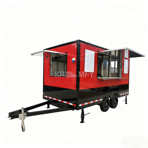 Camion de restauration rapide pour hot-dogs et barbecues avec équipement de cuisine professionnel, camion mobile pour la vente de glaces - Product Image 3