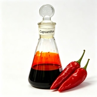Extrait Herbal Liquide de Paprika Oleorésine et Capsaïcine Soluble dans l'Huile pour Solution de Coloration Rapide des Saucisses et des Jambons, Facile à Pomper