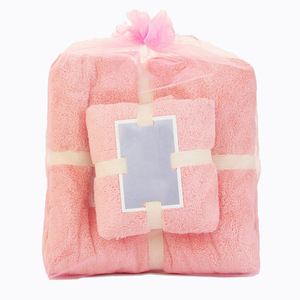 Juego de toallas para padres e hijos 35x75 70x140 cm, toallas de baño de algodón suave y absorbente para niños y adultos - Product Image 5