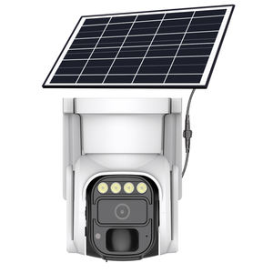 Caméra intelligente solaire 4G, surveillance sphérique sans fil à faible consommation d'énergie 7W - Product Image 1