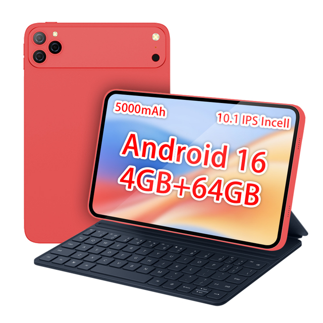 2026 Business Gaming 10.1 Inch IPS Incell Screen Allwinner A333 4GB+64GB 5G Wifi Android 16 Tablet Pc Optional Keyboard Mouse