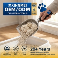 Lettiera per Gatti al Tofu - 99,9% Senza Polvere, Biodegradabile, Ecologica, in Fibra Vegetale Organica PeaFiber Pro