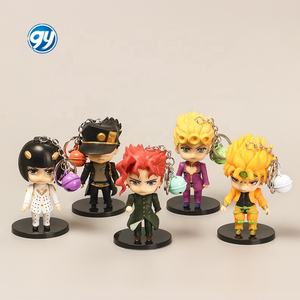 5 piezas JoJo Golden Wind llavero conjunto B estilo Jotaro Kujo Giorno <span class=keywords><strong>Bruno</strong></span> Bucciarati bolso <span class=keywords><strong>encanto</strong></span> - Product Image 1