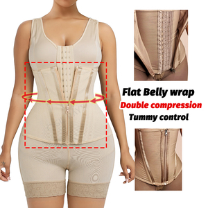 Faja Reductora Abdominal Postoperatoria Colombiana para Mujer, Corsé Moldeador y Faja Adelgazante - Product Image 3