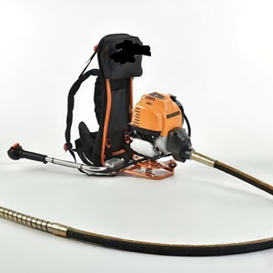 Vibrateur à béton à moteur à essence portatif, type externe, à couple élevé, machine à tige vibrante de nivellement, tige de poker - Product Image 1