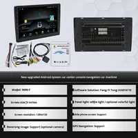 Système de navigation GPS Android universel pour voiture avec écran central de 7/9/10 pouces, compatible avec le WiFi et l'internet, machine intégrée