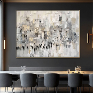 Modern Western Wall Prayers Handmade Abstract Kotel Painting On Canvas <strong>Oil</strong> Medium <strong>Jewish</strong> Wailing Religious Wall Art - Product Image 3