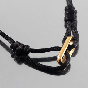 Bracciale in corda intrecciata regolabile con <span class=keywords><strong>coppia</strong></span> a catena singola - Product Image 2