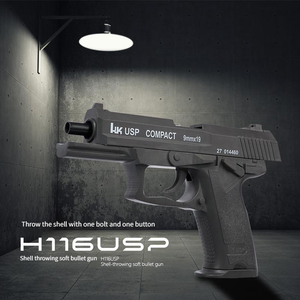 Pistola Giocattolo Realistica in ABS Grigio con Espulsione Manuale del Bossolo, Vendita all'Ingrosso dal Produttore a Prezzo Economico - Product Image 4