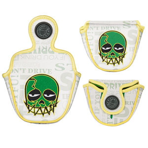 En Oferta: Funda para Cabeza de Putter de Golf, Diseño Hot Chili, Bordado Rugby Marrón - Product Image 4