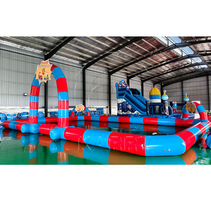 Pista de Carreras Inflable para Niños con Material de PVC, Certificación CE, Garantía de <span class=keywords><strong>3</strong></span> Años, para Exteriores - Product Image 1