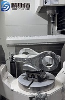 Pièces de joint de jambe robotique en aluminium usinées sur mesure par CNC, composants de précision