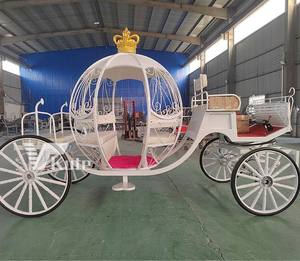 Voiture de transport électrique de luxe en forme de citrouille pour événements extérieurs et cérémonies de mariage - Product Image 1