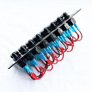 แผงสวิตช์แบบโยก 8 ช่อง พร้อมระบบป้องกันกระแสเกินสำหรับรถบ้านและรถแคมป์เปอร์ - Product Image 5