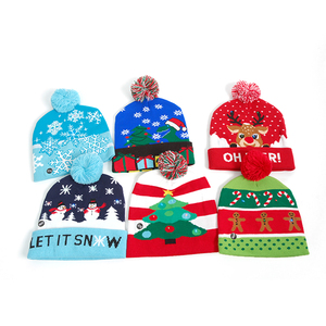 <span class=keywords><strong>2025</strong></span> biểu tượng tùy chỉnh <span class=keywords><strong>2025</strong></span> <span class=keywords><strong>LED</strong></span> giáng sinh hat ánh sáng lên Xmas Beanie với đầy màu sắc <span class=keywords><strong>LED</strong></span> mùa đông ấm dệt kim cap cho các bên Quà Tặng - Product Image 1