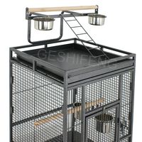Cage à oiseaux en fer forgé pour perroquets, grand format, amovible, luxueux et confortable