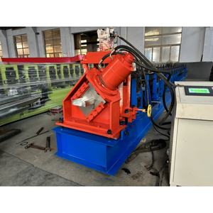 C Z Purlin 성형 기계 PLC 및 엔진 건식 벽체 스터드 트랙 태양광 브래킷 용 장비 제작 - Product Image 4