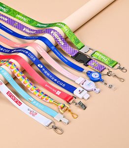 Custom Print <b>Polyester</b> <b>Lanyard</b> Personalized Logo Safety Neck Strap Silk Screen Printing Sublimation <b>Lanyards</b> - Product Image 1