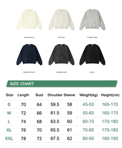 เสื้อสเวตเชิ้ตคอกลมผ้าคอตตอนโพลีเอสเตอร์คุณภาพสูง หนัก 360 กรัม สีพื้น พร้อมบริการพิมพ์ลายพัฟฟ์ตามสั่ง - Product Image 5