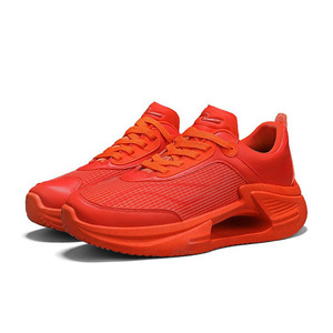 Sneakers da Uomo Lucky Red per Esami di Ammissione Universitaria, Traspiranti in Rete, Antiscivolo, con Lacci, Design Robusto, Approvate per il Controllo di Sicurezza - Product Image 5
