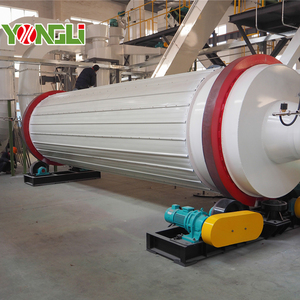 Secador de tambor rotativo de control PLC de un solo cilindro de larga vida útil para aserrín astillas de madera - Product Image 2