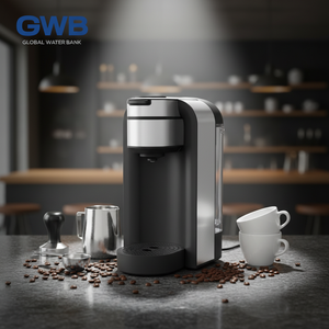 เครื่องชงกาแฟกึ่งอัตโนมัติ GWB GCF01 - วัสดุพลาสติก ปรับแต่งได้ ใช้ในบ้าน สำนักงาน หรือเชิงพาณิชย์ ภาษาอังกฤษเป็นภาษาใช้งาน - Product Image 1