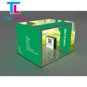 10*10 pieds stand 3*2.5 mètres affichage mur debout cadre LED publicité boîte à lumière SEG exposition double face boîte à lumière - Product Image 3