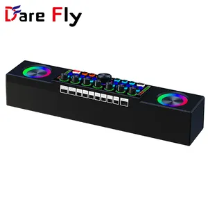 Dare Fly KTV声卡音频一体机蓝牙HIFI扬声器长寿命10小时便携式扬声器直播