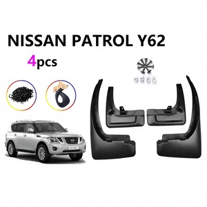 Garde-boue pour Nissan Patrol Y62 12-20, déflecteurs de pneus en plastique, accessoires de voiture pour modèles 2012-2017, noir - Product Image 5