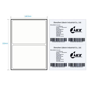 Etiquetas de PET A4 para Impresora de Inyección de Tinta y <span class=keywords><strong>Láser</strong></span>, Brillantes/Blancas/Transparentes/Semitransparentes, Etiquetas Adhesivas en Blanco, Aptas para Impresoras de Inyección de Tinta - Product Image 3