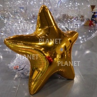 Grande sphère miroir en PVC réfléchissant pour publicité commerciale, balle miroir hermétique, ballon miroir de disco
