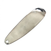 Lames de spinner ALPHA en métal de haute qualité, forme feuille de saule, finition lisse or et argent, pour composants de leurres spinnerbaits DIY