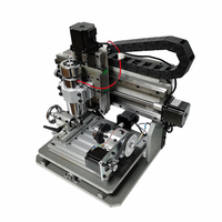 Mini Machine CNC DIY 3020 PVC de Gravure et Fraisage 5 Axes pour Perçage de Circuits Imprimés, Découpe de Bois, Routeur Aluminium 4 Axes 500W Port USB