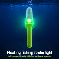 Balise de signalisation LED universelle alimentée par piles AA - Marqueur de filet de pêche portable et attracteur de calmar pour équipement marin